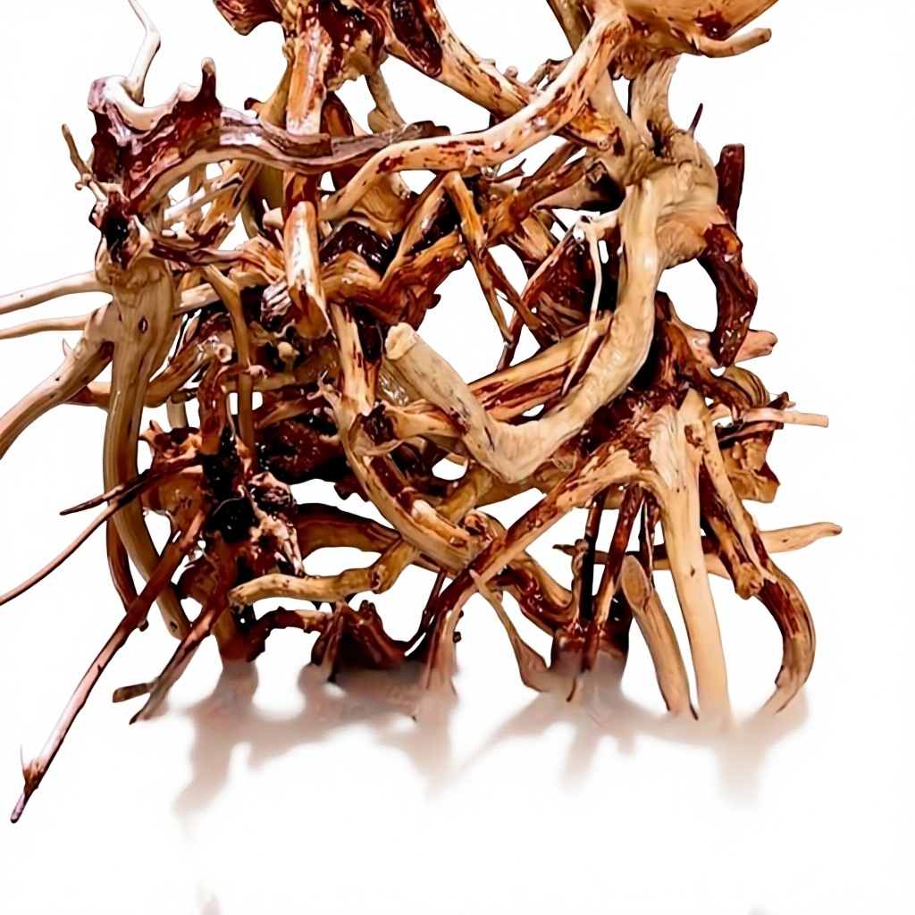 Planted Aquarium With Fish - Natural Driftwood Branches For Aquarium Fish
