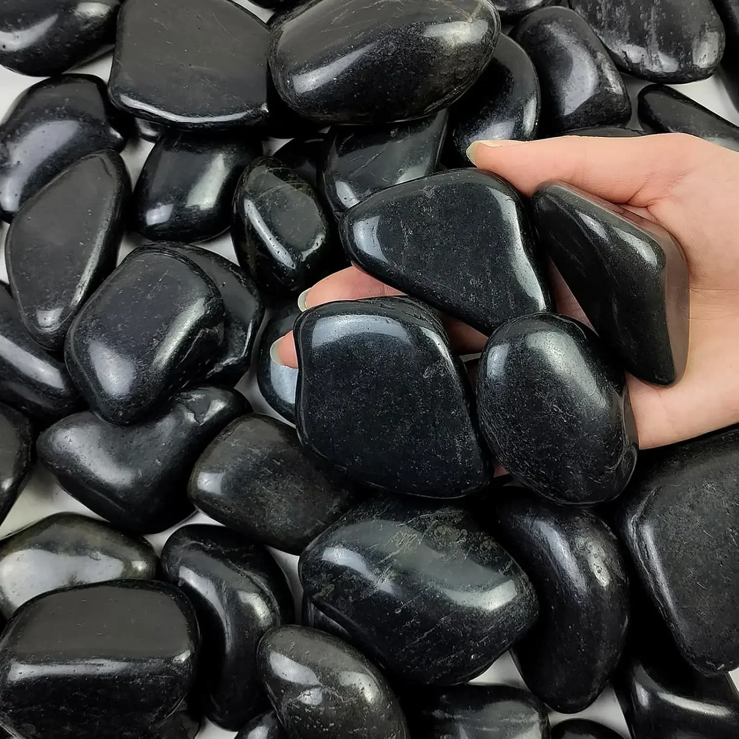 40 lbs Black River Rocks for L - Planted Aquarium With Fish recension och pris