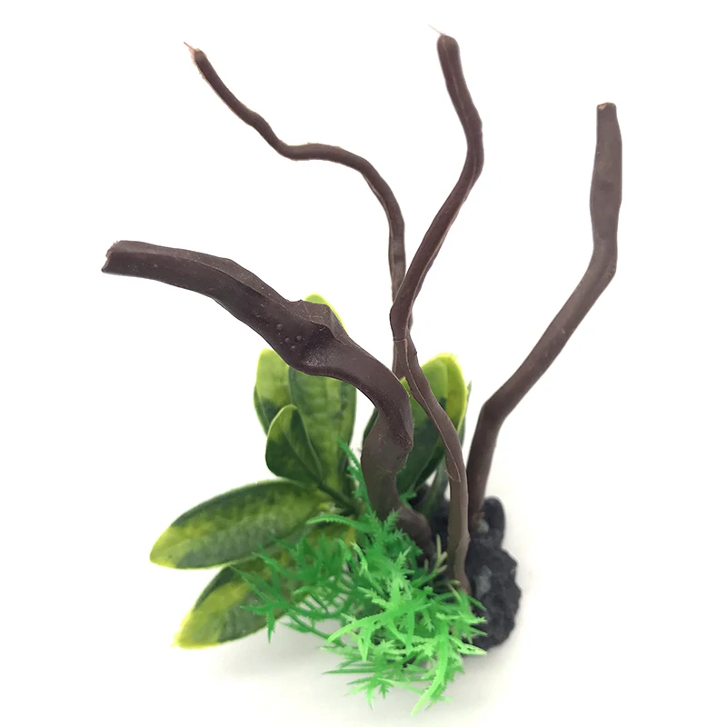 Simulated Fish Aquarium Decora - Aquarium Planted Wood recension och pris