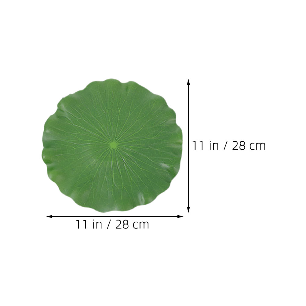 15Pcs Artificial Lily Pads Rea - Planted Aquarium With Fish recension och pris