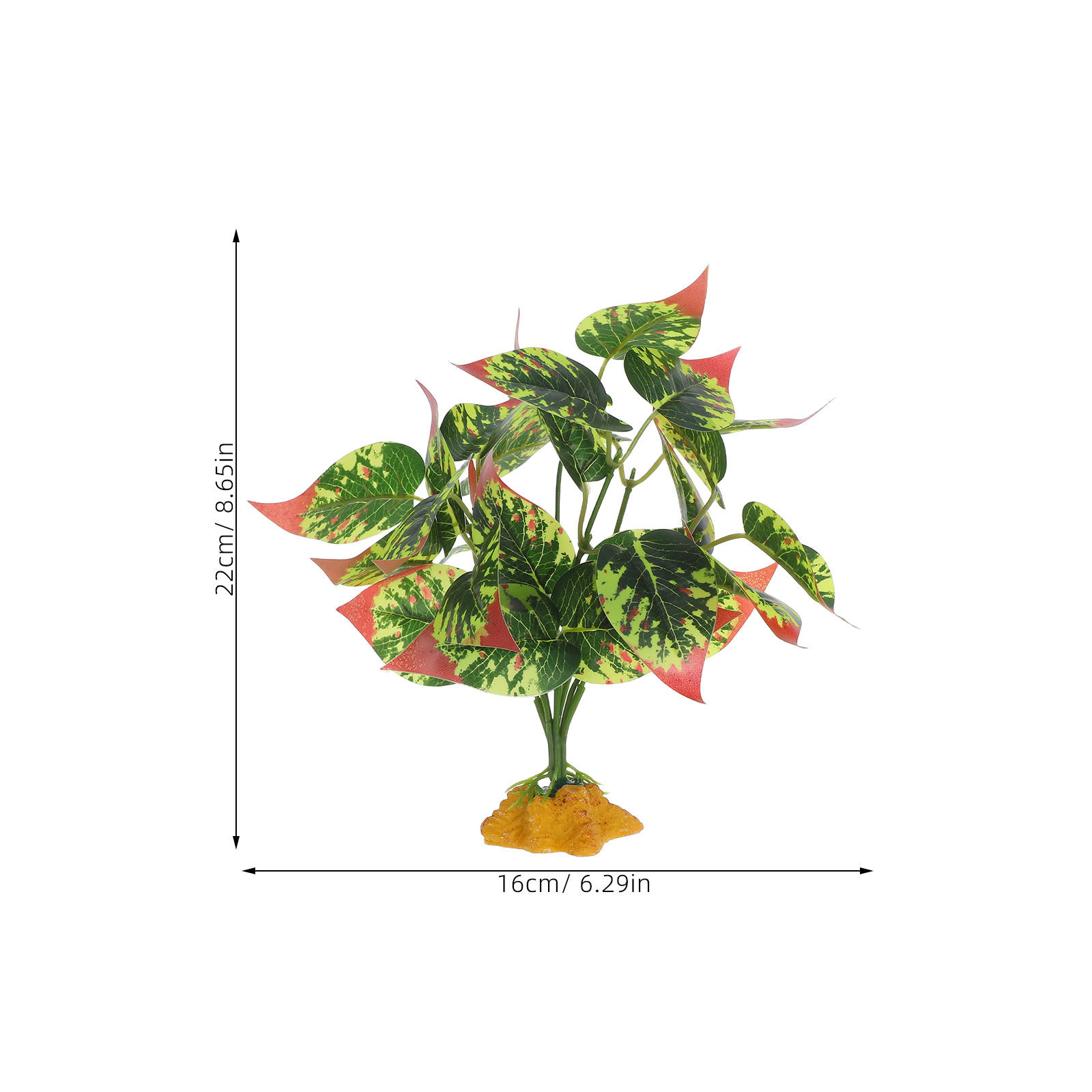 Lifelike ABS Artificial Plants - Planted Aquarium Bowl recension och pris
