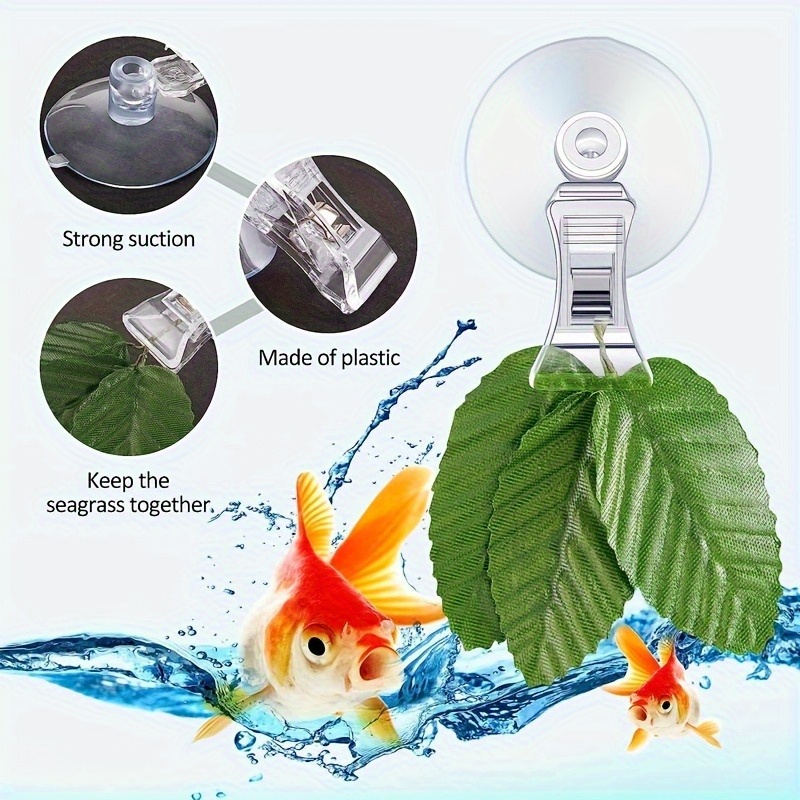 8pcs Fish Seaweed Clip Plant S - Planted Aquarium With Fish recension och pris