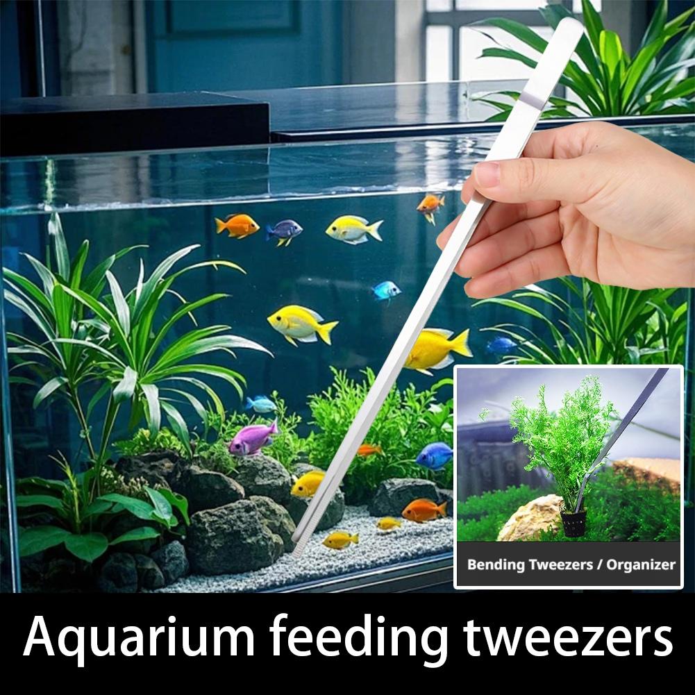 Stainless Steel Aquarium Tweez - Planted Clip Tweezers recension och pris