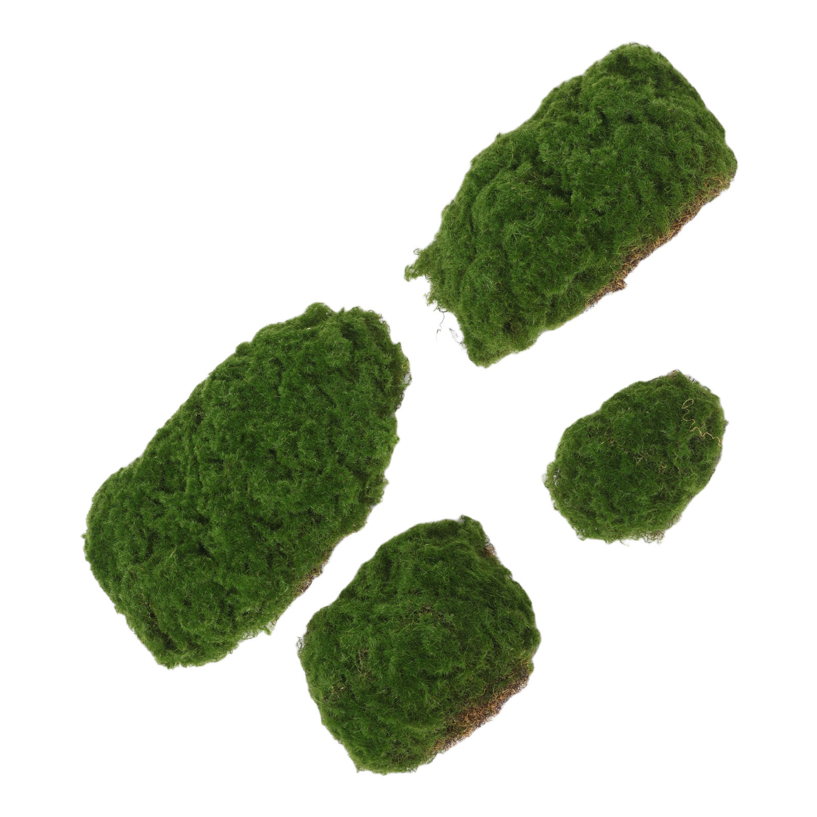 4Pcs Fake Moss Rocks High Real - Aquarium Plant In Pot recension och pris
