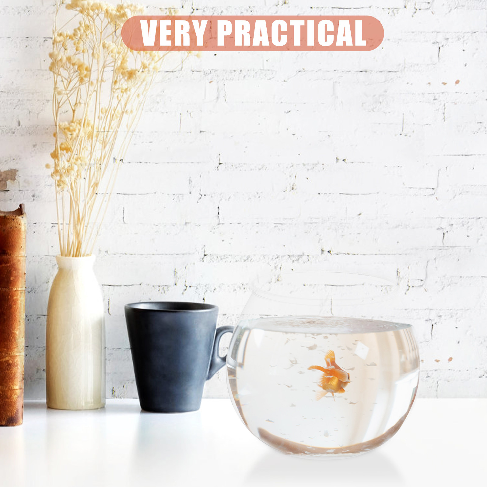 4Pcs Small Plastic Fish Tank T - Planted Aquarium Bowl recension och pris