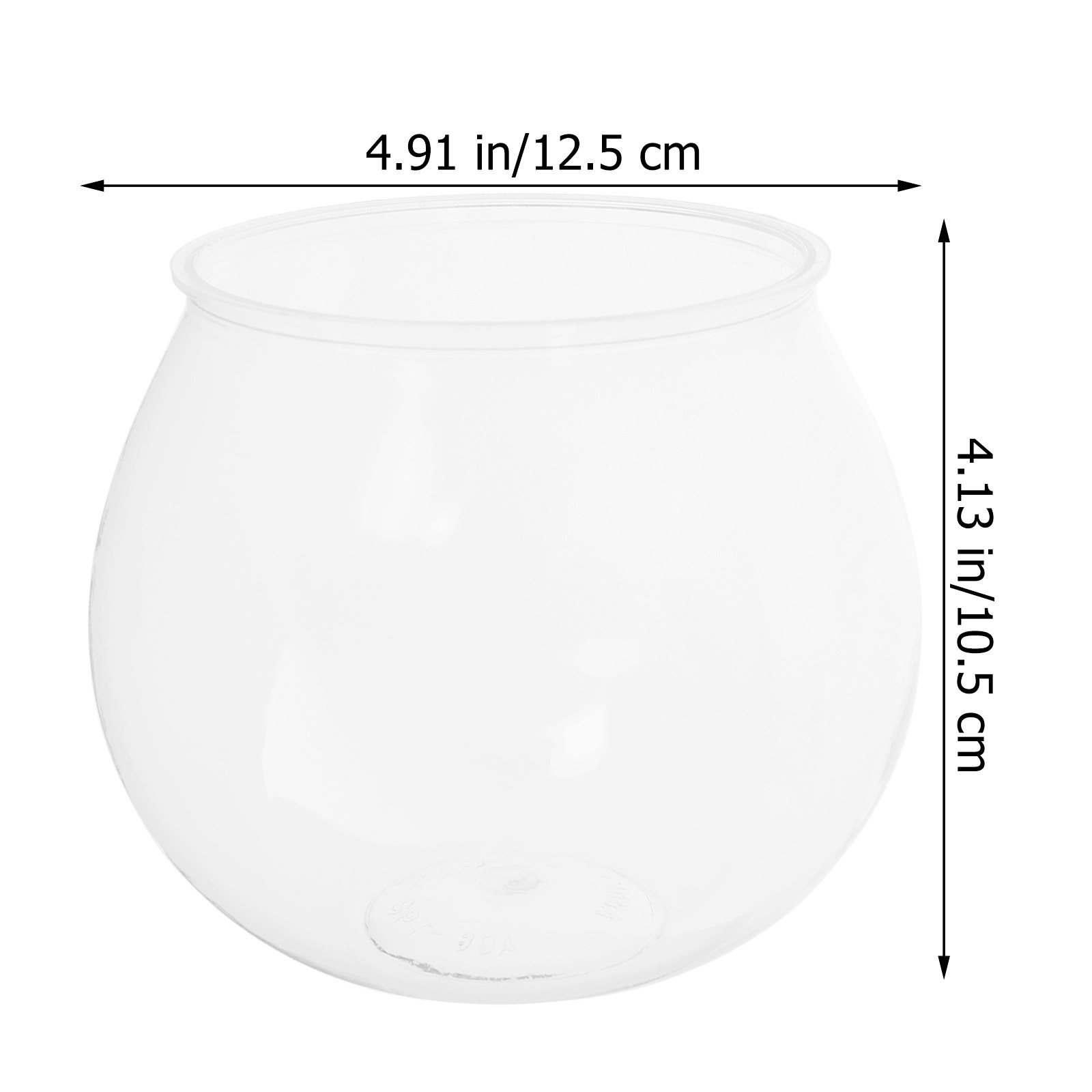 4Pcs Small Plastic Fish Tank T - Planted Aquarium Bowl recension och pris