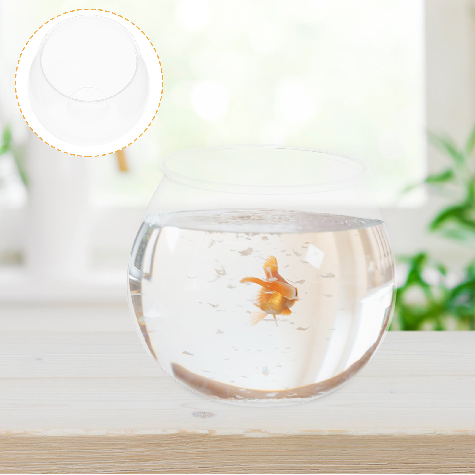 4Pcs Small Plastic Fish Tank T - Planted Aquarium Bowl recension och pris