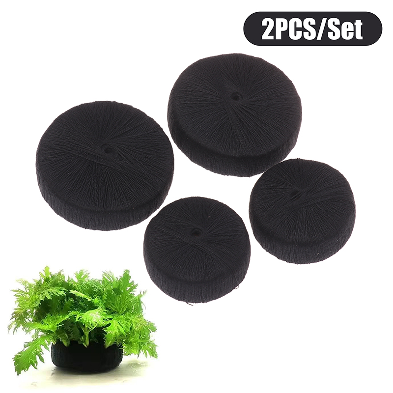 2Pcs Black Aquarium Root Mat W - Aquasoil Substrate recension och pris