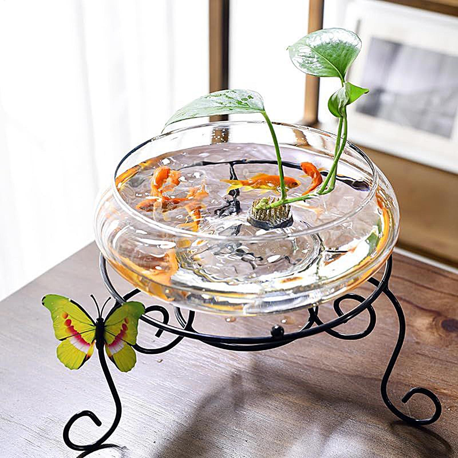 Fish Glass Bowl Glass Large Hy - Planted Aquarium Bowl recension och pris
