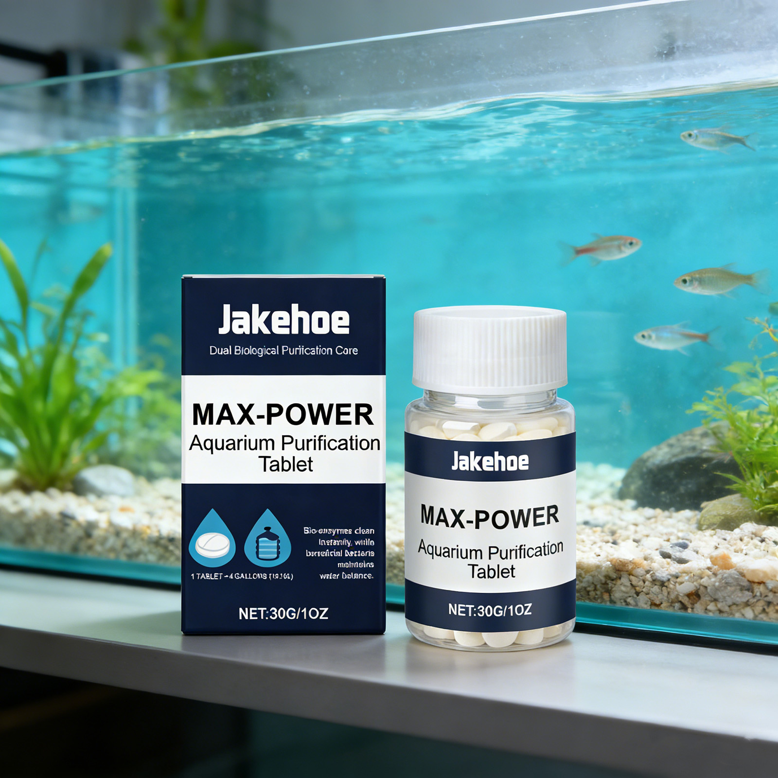 Algae Remover Tablets for Aqua - Planted Aquarium Cloudy Water recension och pris