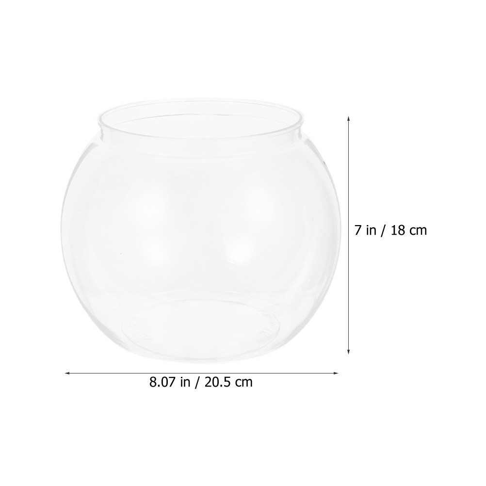1Set High Transparency Round F - Planted Aquarium Bowl recension och pris
