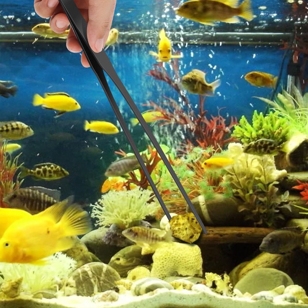 Stainless Steel Long Aquarium  - Planted Clip Tweezers recension och pris